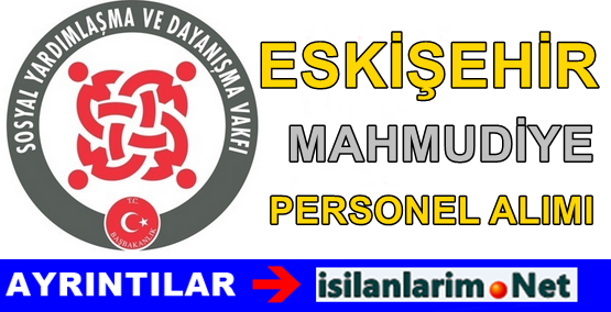 Mahmudiye SYDV Personel Alımı