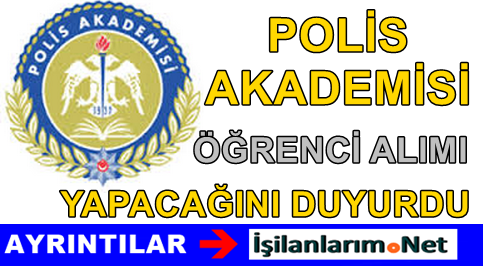 Polis Akademisi Öğrenci Alımı 2015