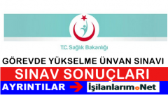 Sağlık Bakanlığı PGY Sınav Sonuçları Açıklanması 28 Temmuz 2015