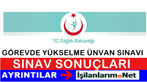 Sağlık Bakanlığı Ünvan Sınavı 2015