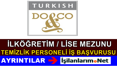THY DO&CO Temizlik Personeli İlanı