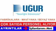 Uğur Soğutma Makineleri Fabrikalara İşçi Alımı İlanı 2015