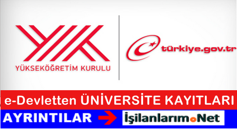 e-Devletten Üniversite Kayıtları