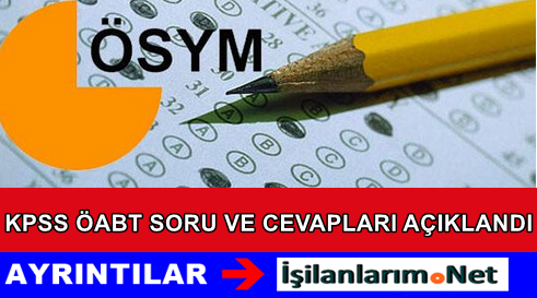 ÖSYM 2015 ÖABT SORU CEVAPLARI