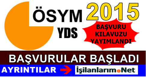 ÖSYM YDS 2015 Sonbahar Kılavuzu