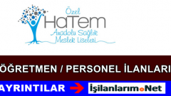 Özel Hatem Okulları Öğretmen ve Personel Alımı 2015