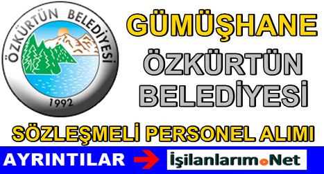 Özkürtün Belediyesi İş İlanları 2015