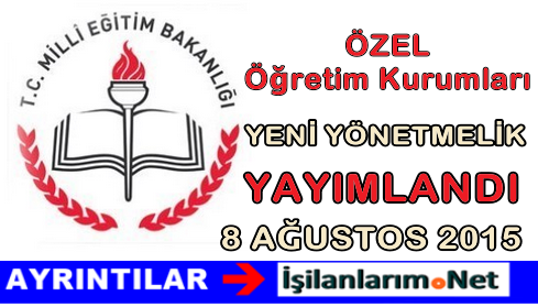 8 Ağustos 2015 Resmi Gazete