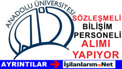 Eskişehir Anadolu Üniversitesi Yazılım Mühendisi Alımı İlanı