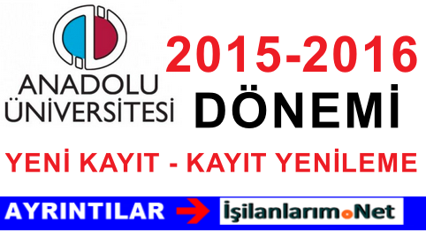 AÖF KAYIT YENİLEME