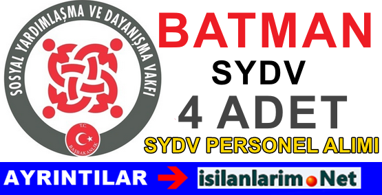 Batman Sason SYDV İlanı