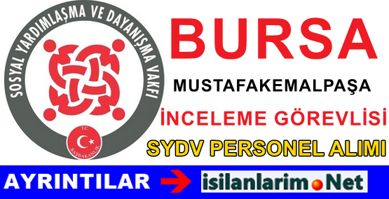 Bursa SYDV Mustafakemalpaşa Ağustos İlanı