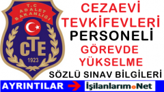 2015 CTE Personeli Görevde Yükselme Sözlü Sınav Duyurusu