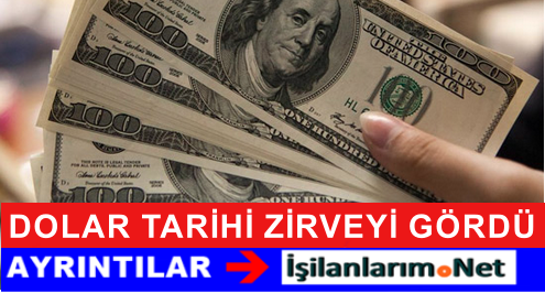 Dolar Tarihi Zirveyi Gördü