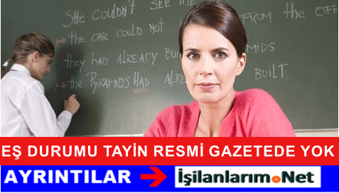 Eş durumu tayin şartı resmi gazetede