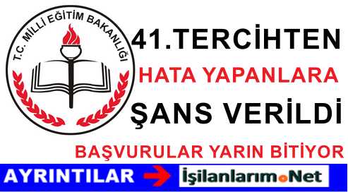 MEB 41.TERCİH BAŞVURUSU