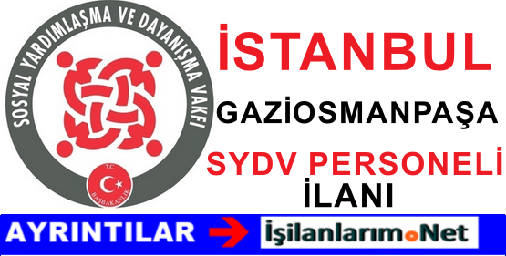SYDV Gaziosmanpaşa AĞustos 2015 ilanı