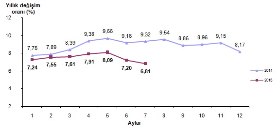 TUİK veri Temmuz 2015