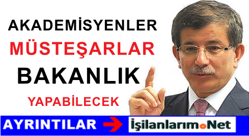 müsteşar ve akademisyene bakanlık