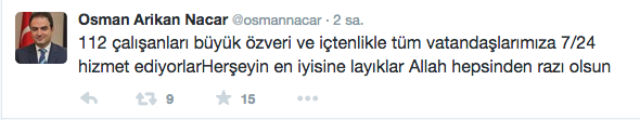 övgü dolu sözler