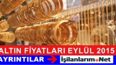 Eylül Ayı Altın Fiyatlarında Son Durum Uzman Yorumları