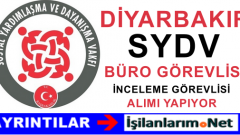 Diyarbakır Bismil SYDV 4 Adet Personel Alımı Yapıyor