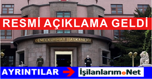 GENELKURMAY RESMİ AÇIKLAMA 6 EYLÜL