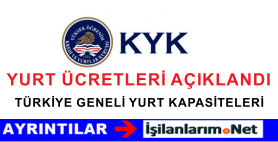 KYK ÜCRETLERİ 2015