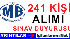Maliye Mali Hizmetler Uzman Yardımcılığı Yarışma Sınavı İlanı