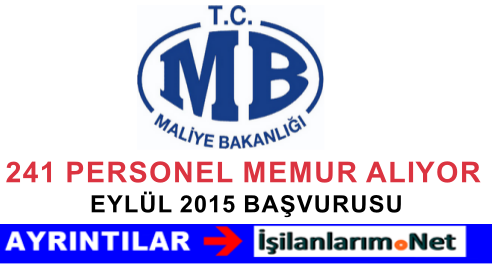 MALİYE 241 KİŞİ ALIMI