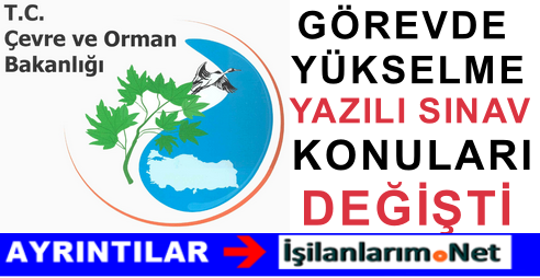 OSB GÖREVDE YÜKSELME YAZILI SINAV KONULARI