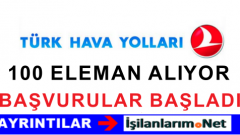 Türk Hava Yolları (THY) 100 Bakım Elemanı Alımı İş Başvurusu