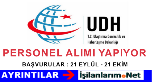 ULAŞTIRMA BAKANLIĞI UZMAN YARDIMCISI ALIMI EYLÜL