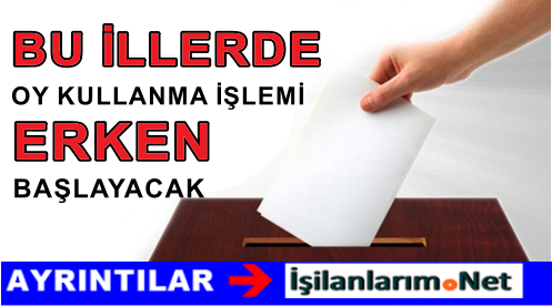1 KASIM OY KULLANMA İŞLEMLERİ SAATLERİ