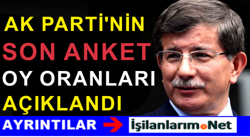 AK PARTİ SON OY ORANLARI AÇIKLANDI