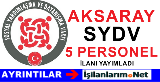 AKSARAY MERKEZ SYDV EKİM 2015 İLANI