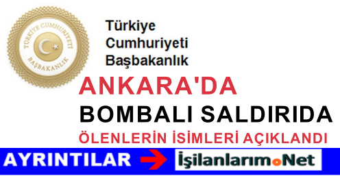 ANKARADA ÖLENLERİN SAYISI