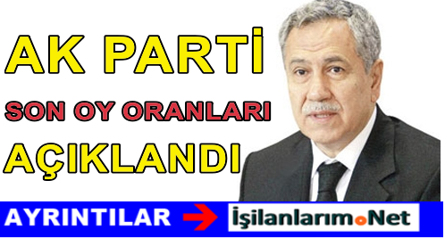 BÜLENT ARINÇ AK PARTİ ERKEN SEÇİM