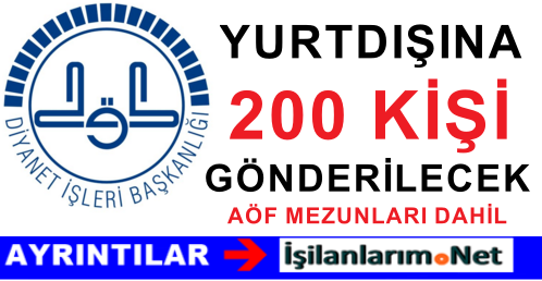 DİB 200 KİŞİ GÖNDERİYOR