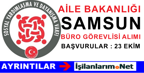 SAMSUN ÇARŞAMBA SYDV İLANI EKİM