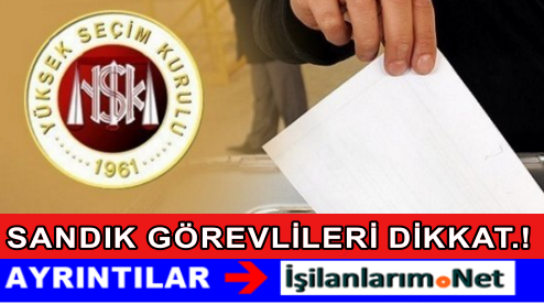 SANDIK GÖREVLİSİ YANINA ALACAKLARI