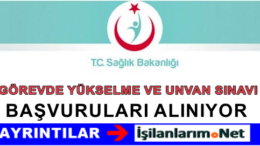 Sağlık Bakanlığı Ekim 2015 Unvan Değişikliği Başvurusu