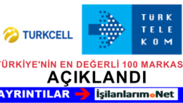 Türkiye’nin En Değerli 100 Markaları Şirketleri Açıklandı