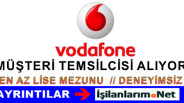Vodafone Kurumsal Müşteri Temsilcisi Alımı İş Başvurusu