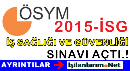 ÖSYM İSG SINAVI 2015 ARALIK