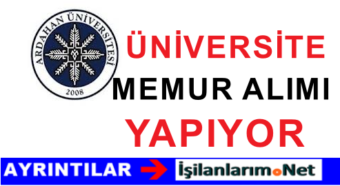 ARDAHAN ÜNİVERSİTESİ MEMUR ALIMI AVUKAT