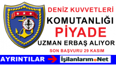 DKK 2. Dönem Deniz Piyadesi Uzman Erbaş Alımı İlanı 2015