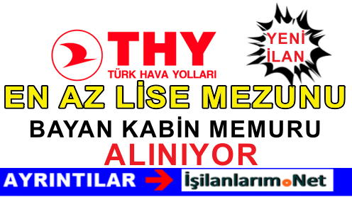 THY KASIM 2015 KABİN MEMURU İLANI
