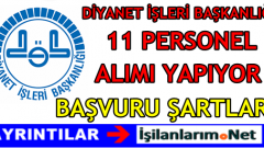Diyanet İşleri Başkanlığı Uzman Yardımcısı Alımı İlanı