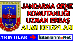 Jandarma Genel Komutanlığı Lojistik Uzman Erbaş Alımı 2016